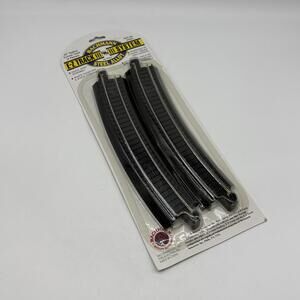 4 Pieces HO 22" Radius Steel Curve E-Z Track Bachmann New 44403